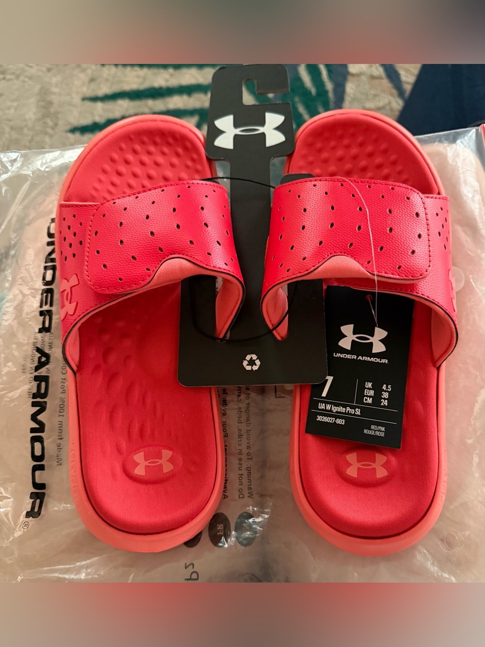 Women’s Under Armour slides